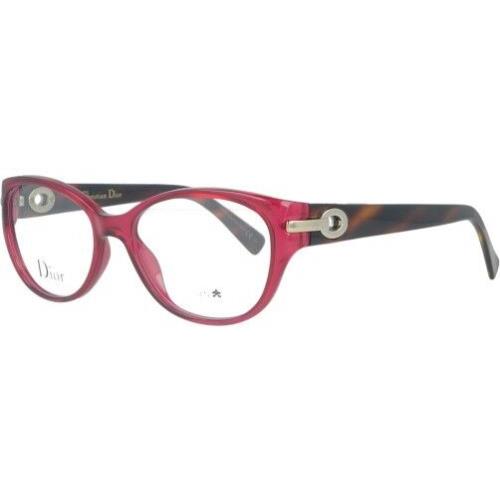 Christian Dior Eyeglasses CD 3246 35Z Fuchsia Havana Brown Frame 51mm