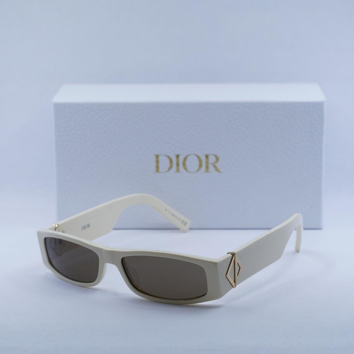 Dior CD Diamond S1I 50F0 Ivory/dark Brown 56-15-140 Sunglasses