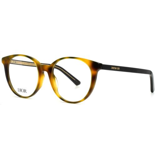 Dior Diorspirito RI 2600 Honey Havana Womens Round Eyeglasses 51-18-140 B:46