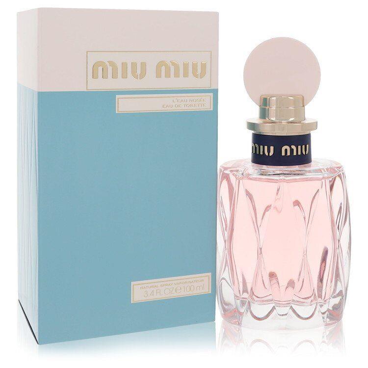 L`eau Rosee by Miu Miu Women`s Eau De Toilette Spray 3.4 oz