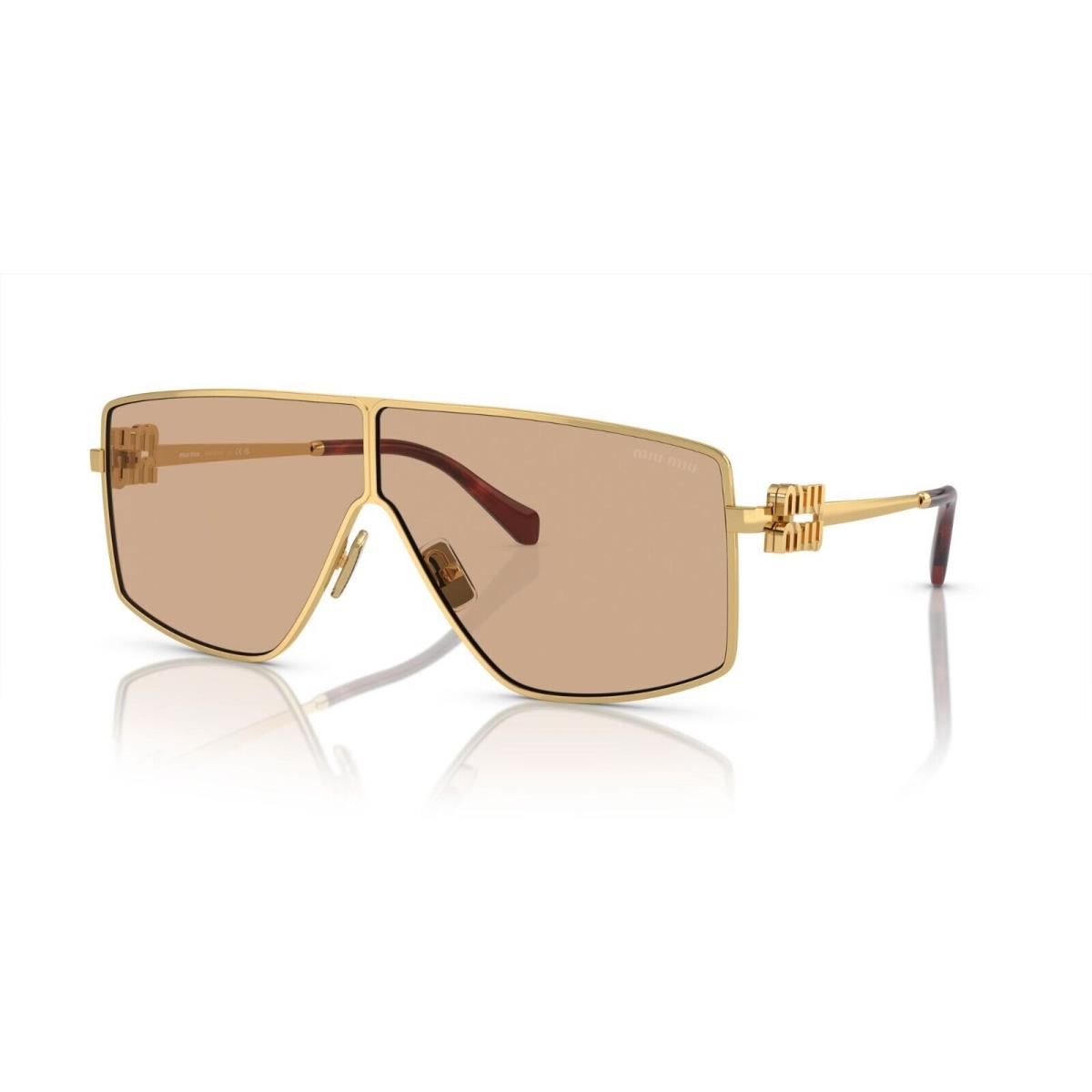 Miu Miu Smu 51ZS Gold/orange Mirror Internal Silver 5AK-40D Sunglasses