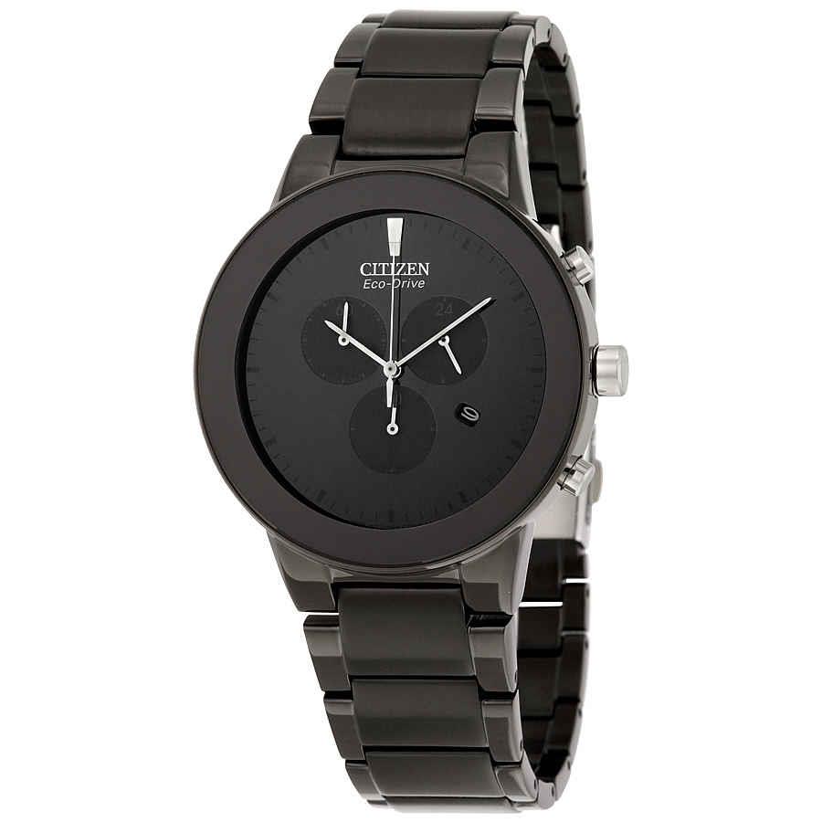 Citizen Axiom Eco-drive Chronograph Watch Black