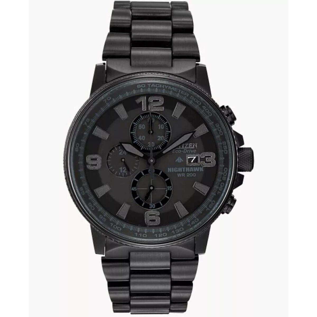 Citizen Men`s CA0295-58E Nighthawk Black Chronograph Watch