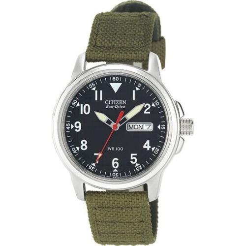 Men`s Green Citizen Eco Drive Watch BM8180-03E