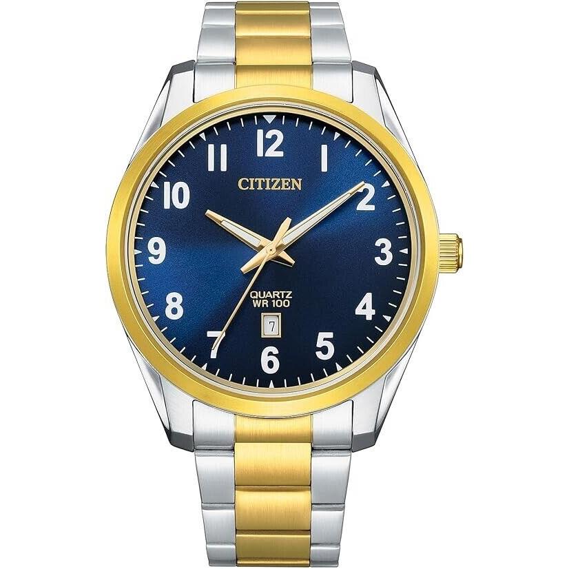 Citizen Men`s Quartz Dress Watch with Stainless Steel Strap