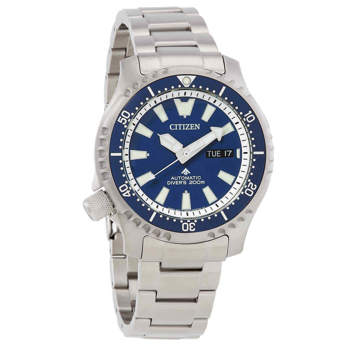 Citizen Promaster Automatic Marine Blue Dial Men`s Watch NY0161-63L