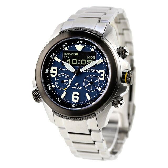 Citizen Promaster Analog-digital Blue Dial Men`s Watch JV1006-51L