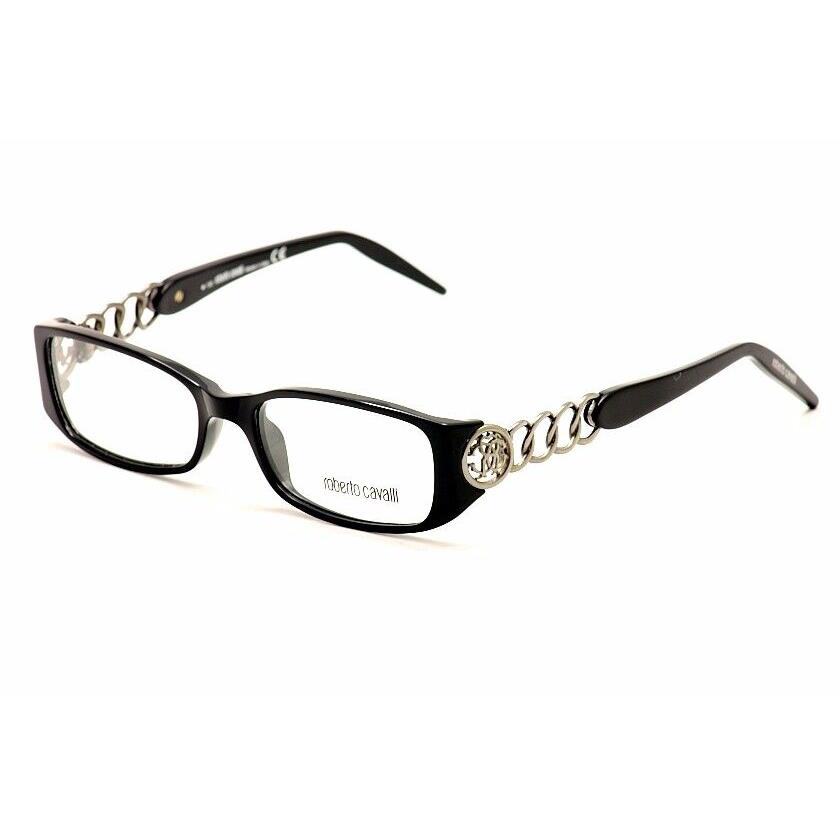 Roberto Cavalli Eyeglasses Fucsite 494 001 Black Optical Frame