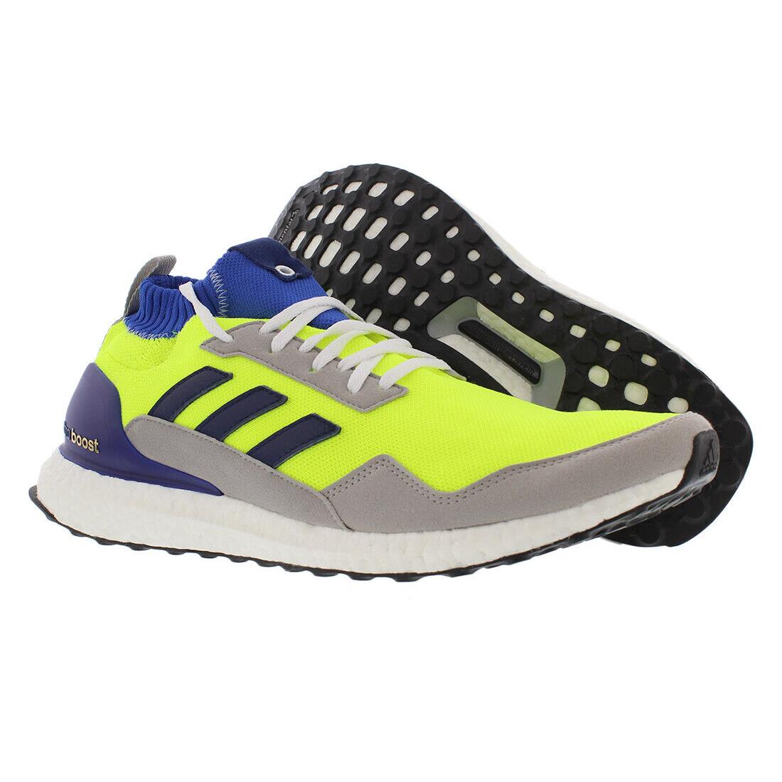 Adidas Ultra Boost Mid Mens Shoes - Volt/Royal, Main: Green