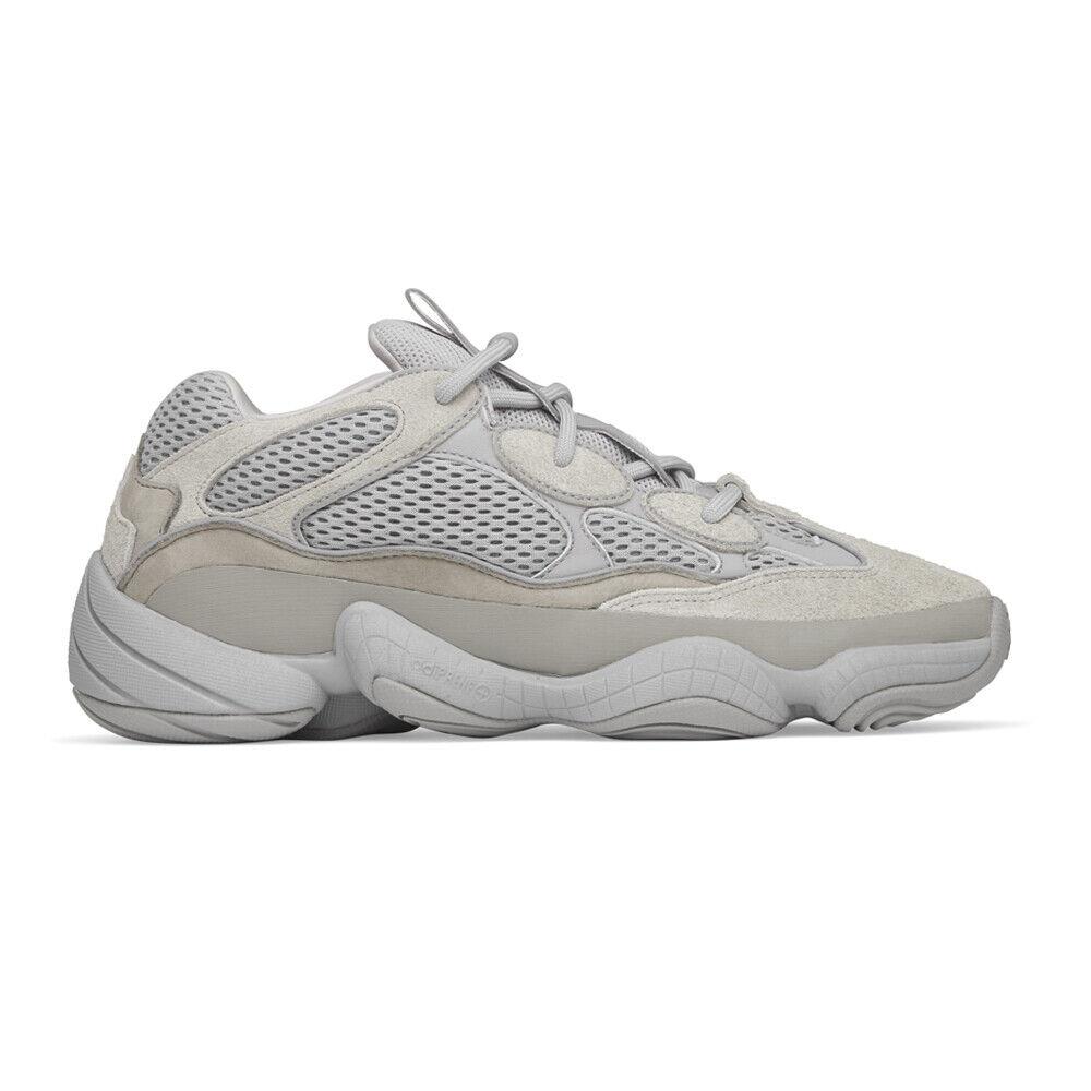 Adidas Yeezy 500 Lace Up Mens Grey Sneakers Casual Shoes IE4783 - Grey