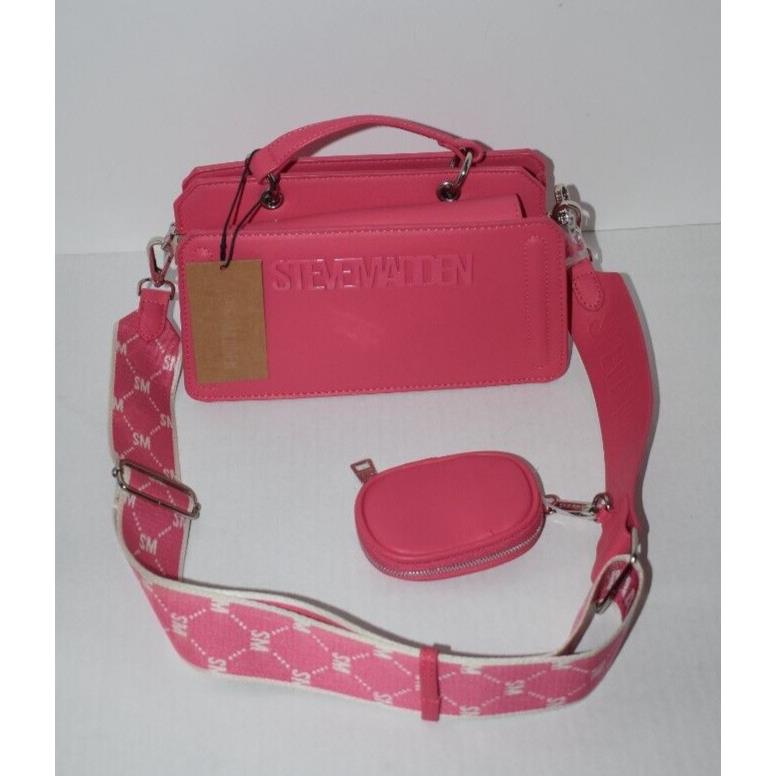 Steve Madden Evie Hot Pink Satchel