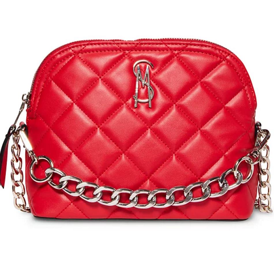 Steve Madden Women`s Basha-b Crossbody Bag - Red Silver