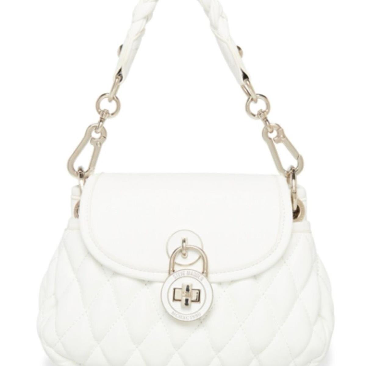 Steve Madden Bpretty White Crossbody Bag