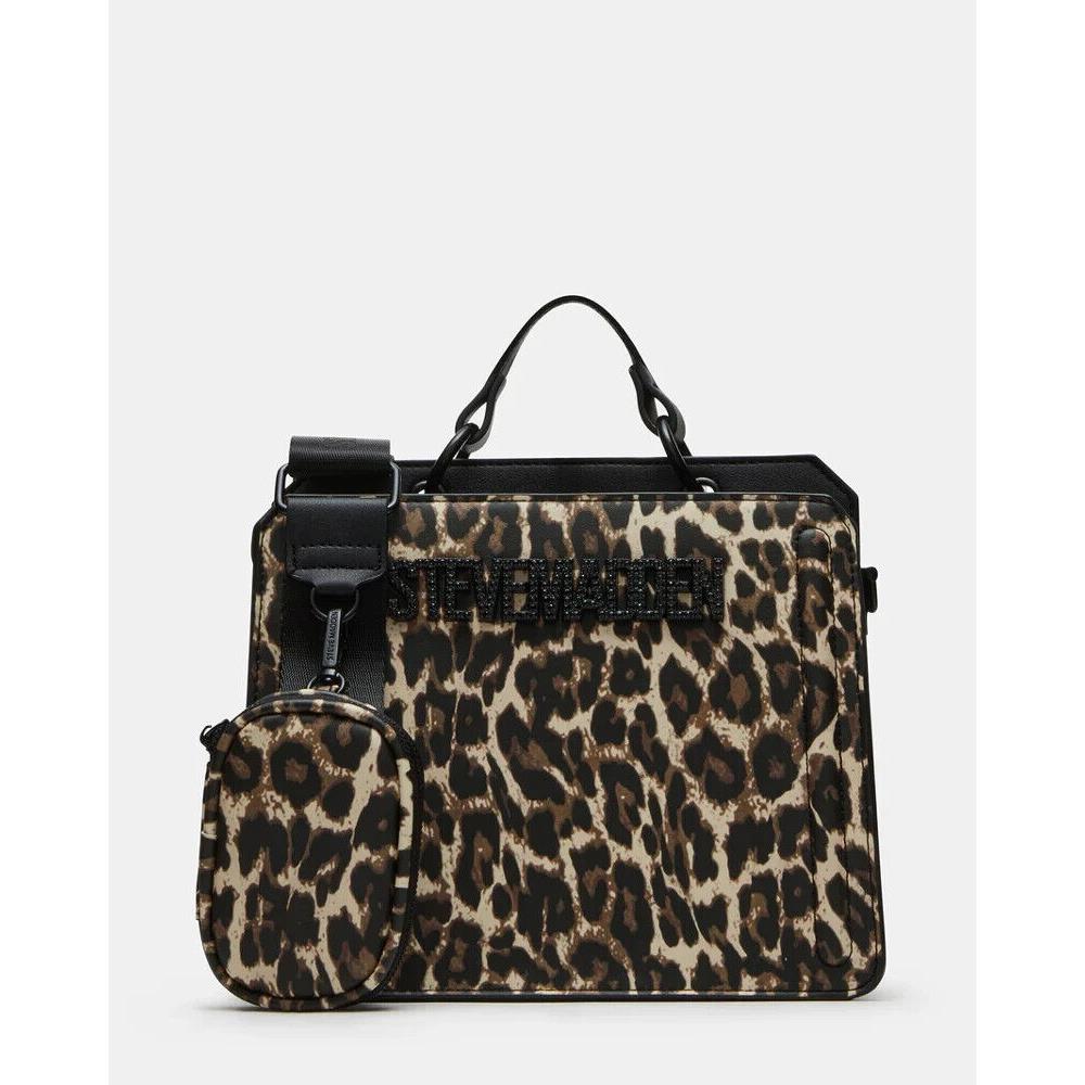 Steve Madden Evelyn Leopard Print Satchel