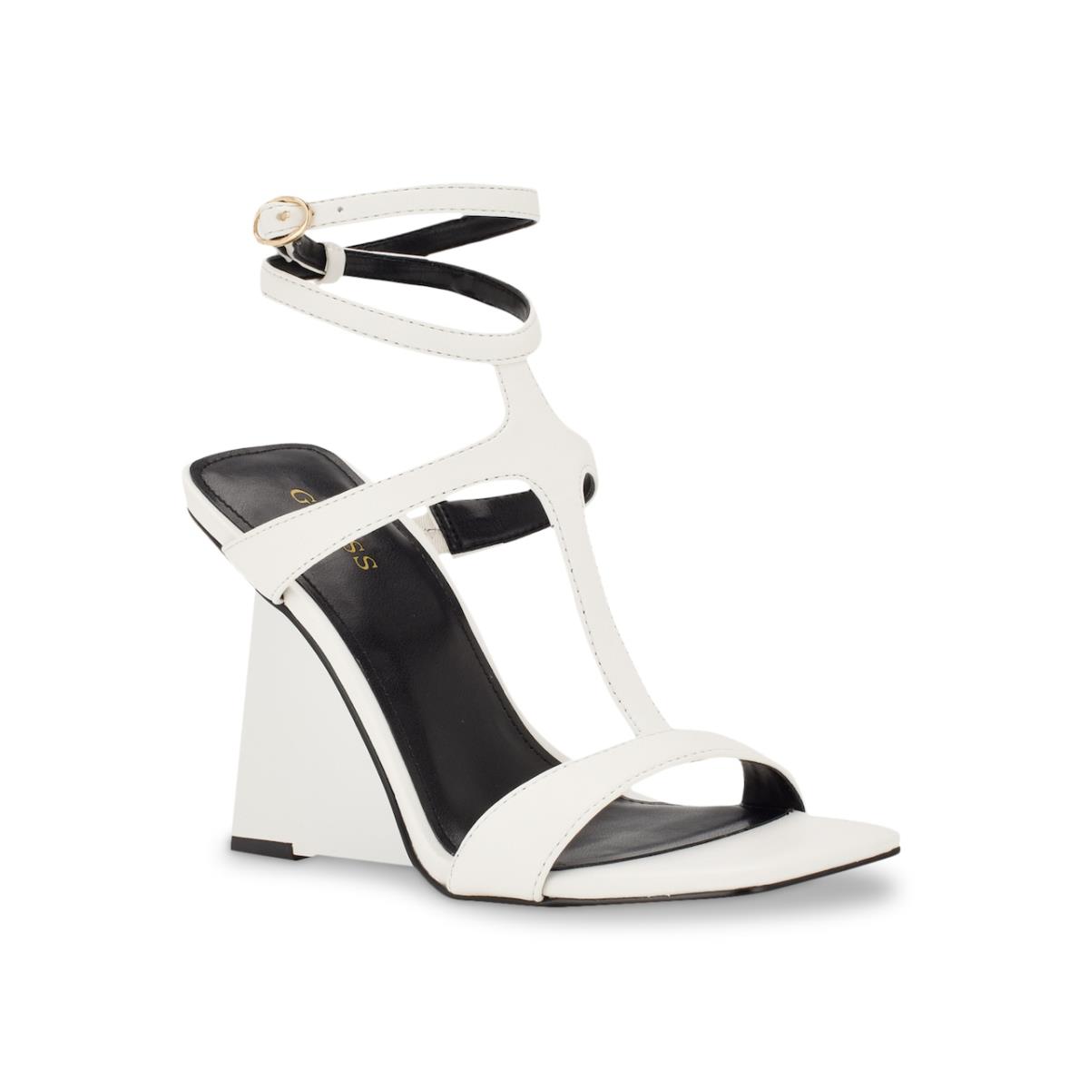 Woman`s Sandals Guess Bacio Wedge Sandal White