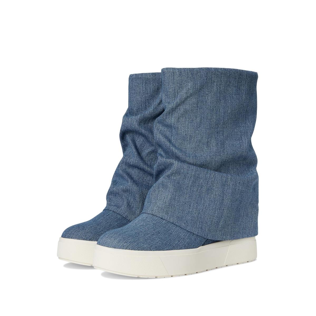 Woman`s Boots Guess Guinna Blue Denim