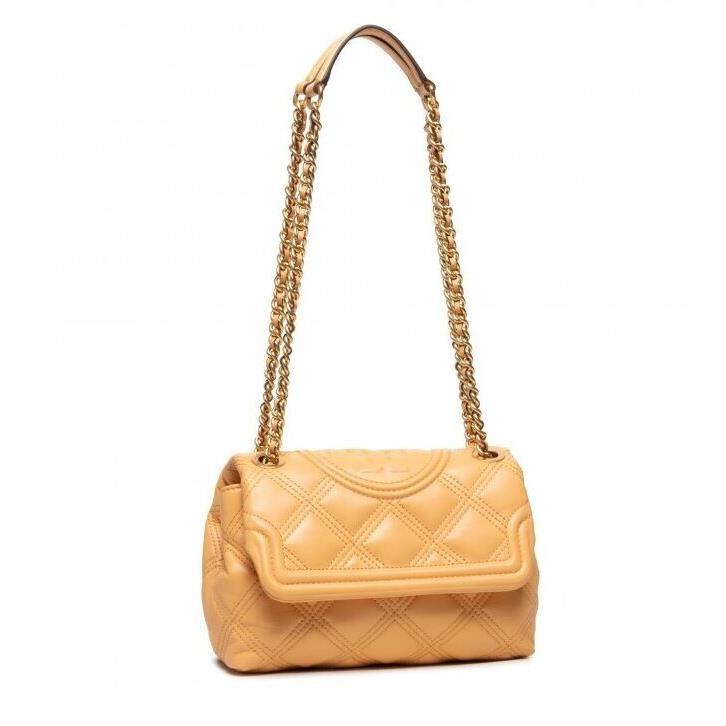 Tory Burch Fleming Soft Convertible Mini Bag Lambskin Jackfruit