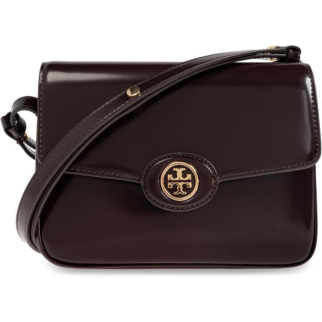 Tory Burch Handbags Robinson Spazzolato Convertible Shoulder Bag Tempranillo OS