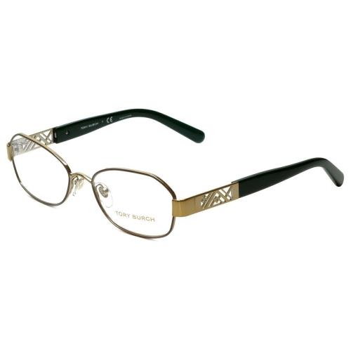 Tory Burch Frames Brown Gold Metal Eyeglasses TY1043 3061 52-17-135 Women