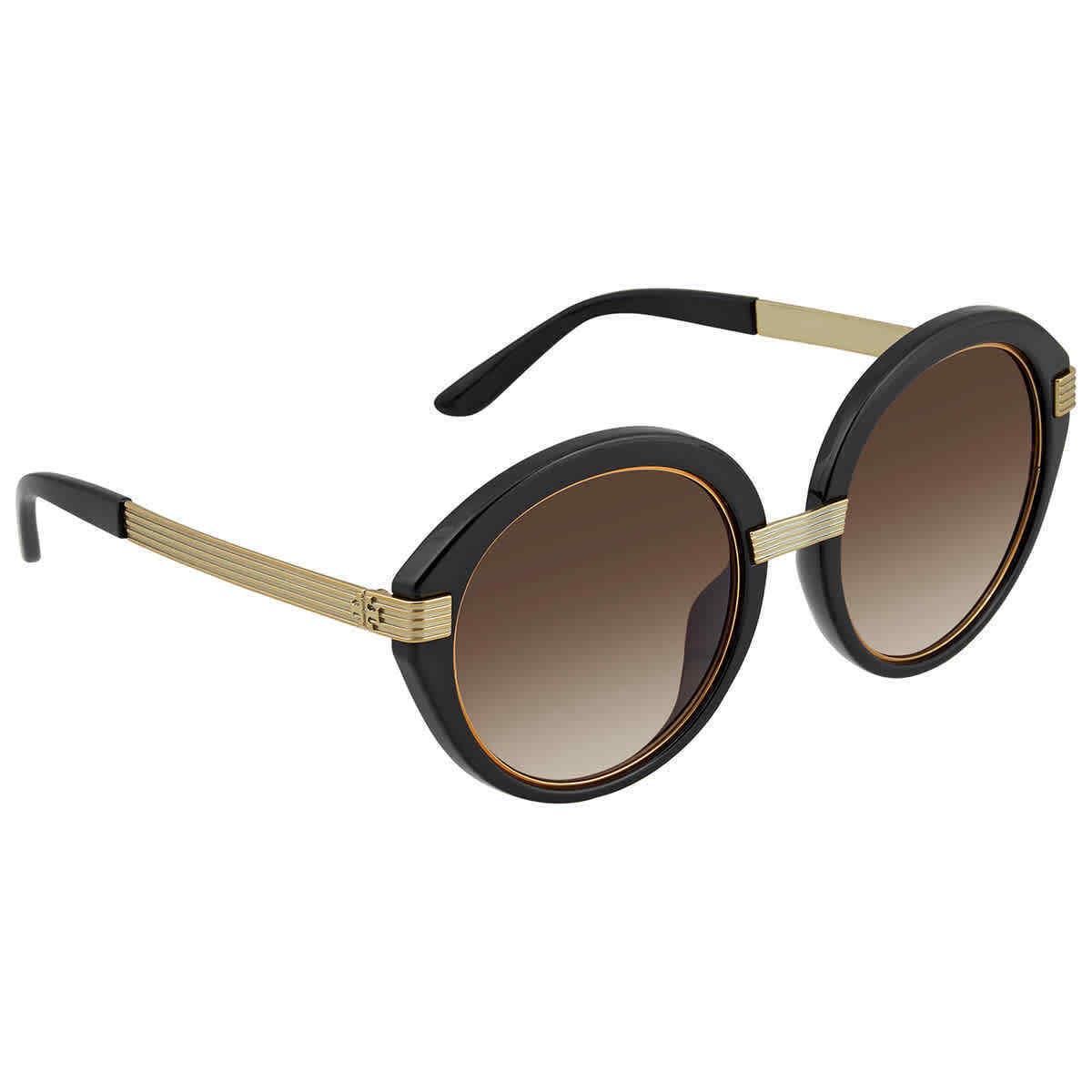 Tory Burch Smoke Gradient Round Ladies Sunglasses TY9060U 183013 54