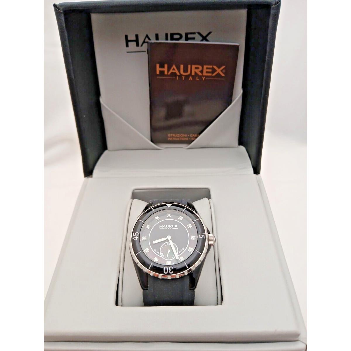 Women`s 1N337DNS Riviera Rotating Bezel Crystal Luminous Watch by Haurex