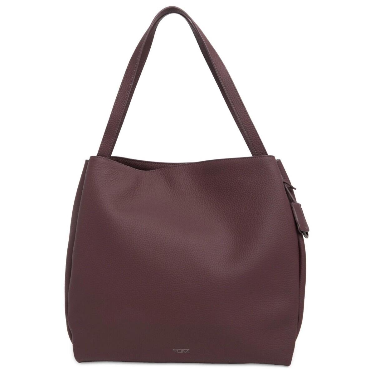 Tumi Georgica Jodys Weekender Tote Women`s Leather Shoulder Bag Purse Deep Plum