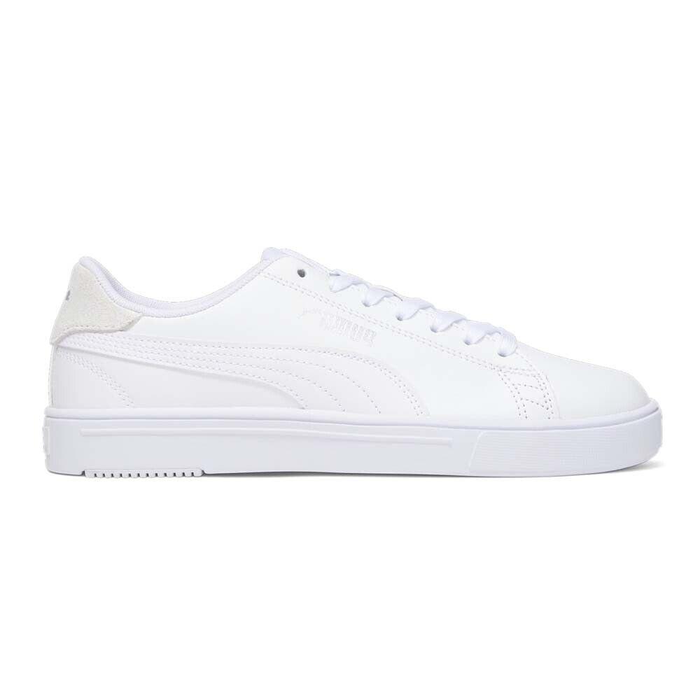 Puma Serve Pro Lite Lace Up Womens White Sneakers Casual Shoes 39741101