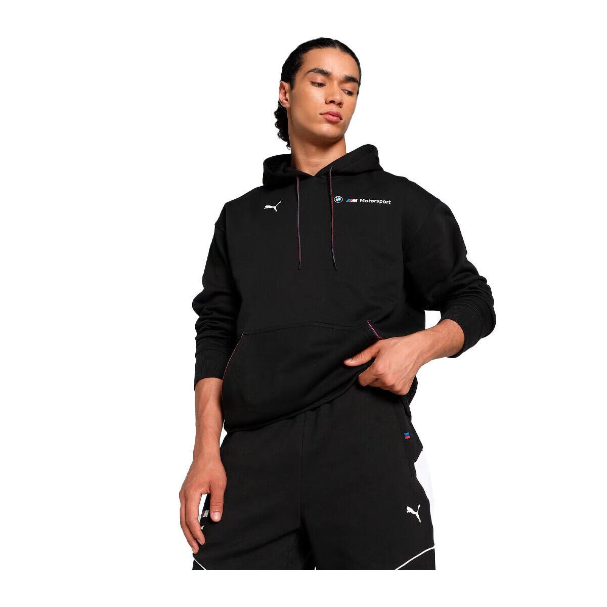 Puma Hoodie Bmw Mms Ess Fleece Mens Black 627498