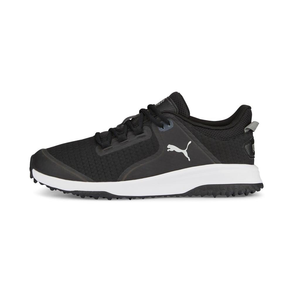 Puma Fusion Grip Spikeless Golf Shoes 377527 Traction Sole Color - PUMA Black/PUMA Silver/Quiet Shade