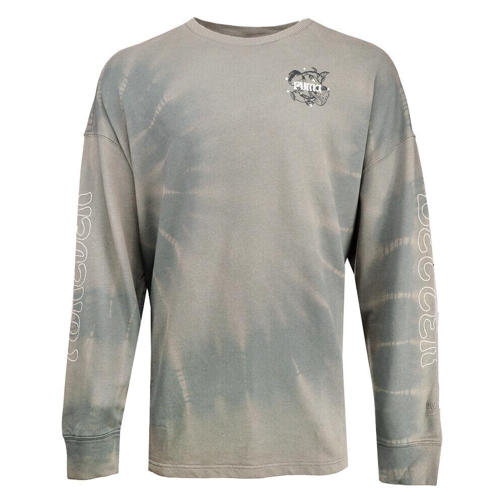 Puma Downtown Re:place Crew Neck Sweatshirt Mens Grey 62543080