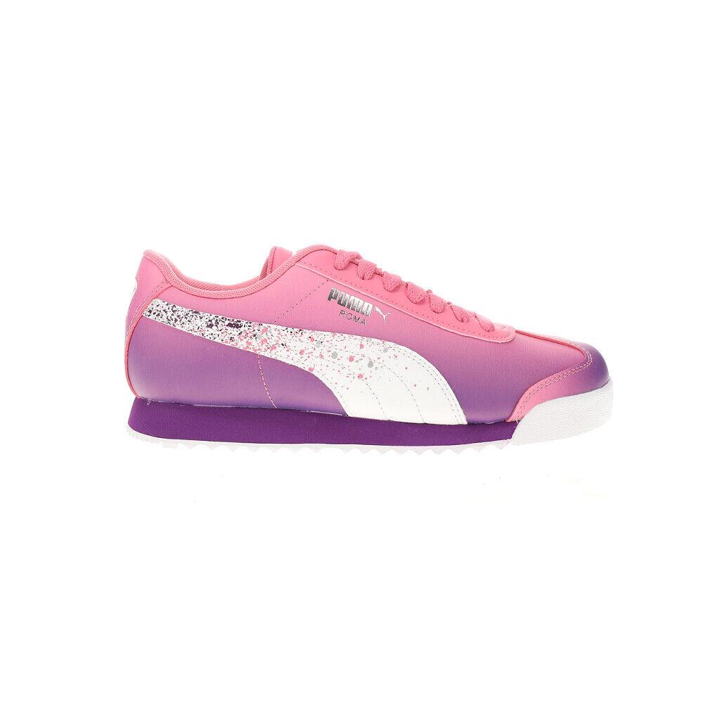 Puma Roma Starry Night Jr Lace Up Youth Girls Pink Sneakers Casual Shoes 395853