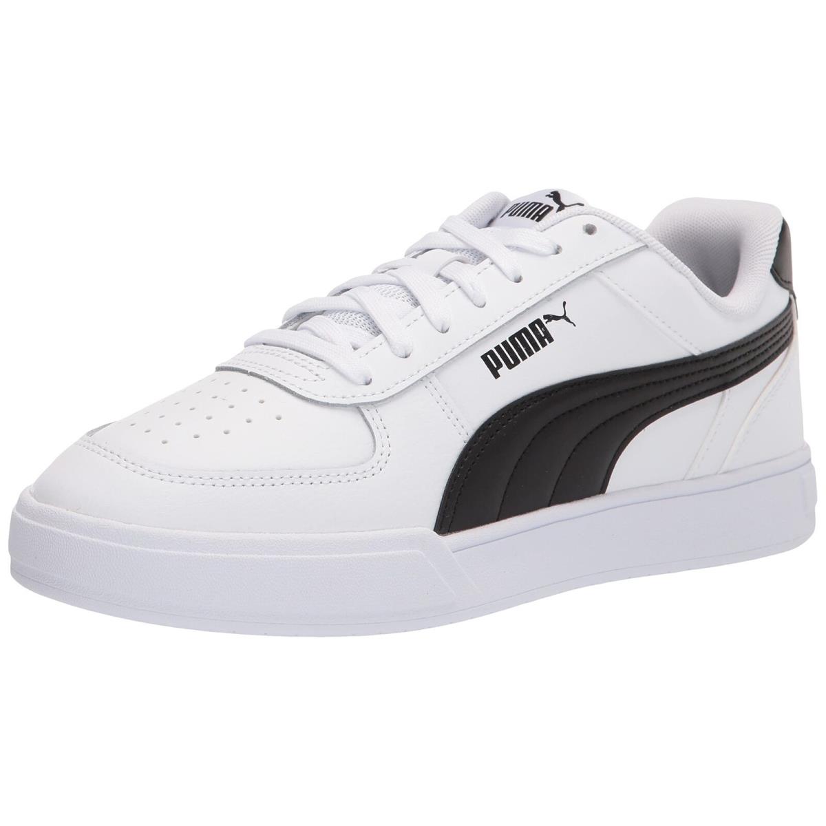 Men`s Shoes Puma Caven Casual Lace Up Sneakers 38081002 Puma White / Black