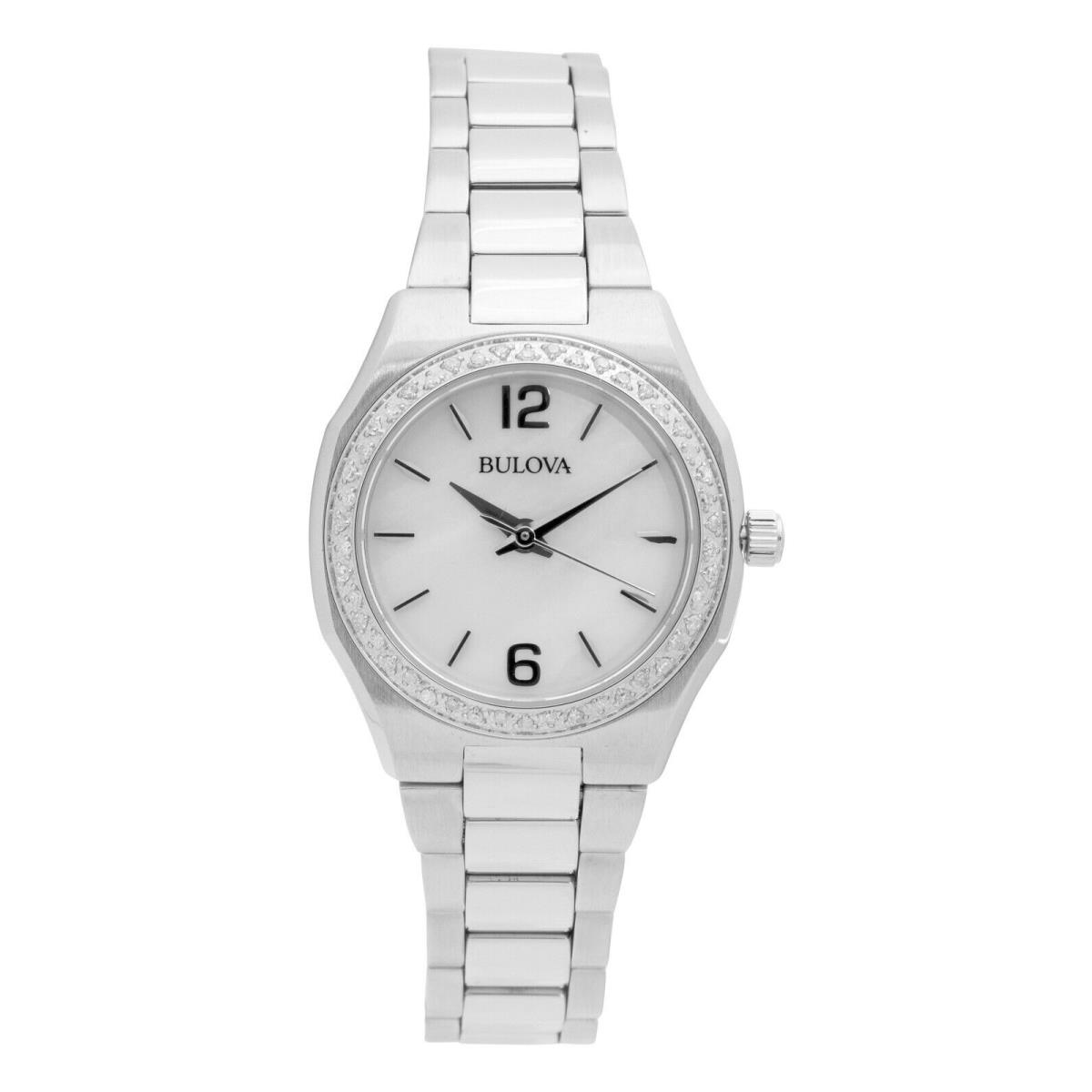 Bulova 96R199 Women`s 26mm Mother of Pearl Dial Sapphire Quartz Watch