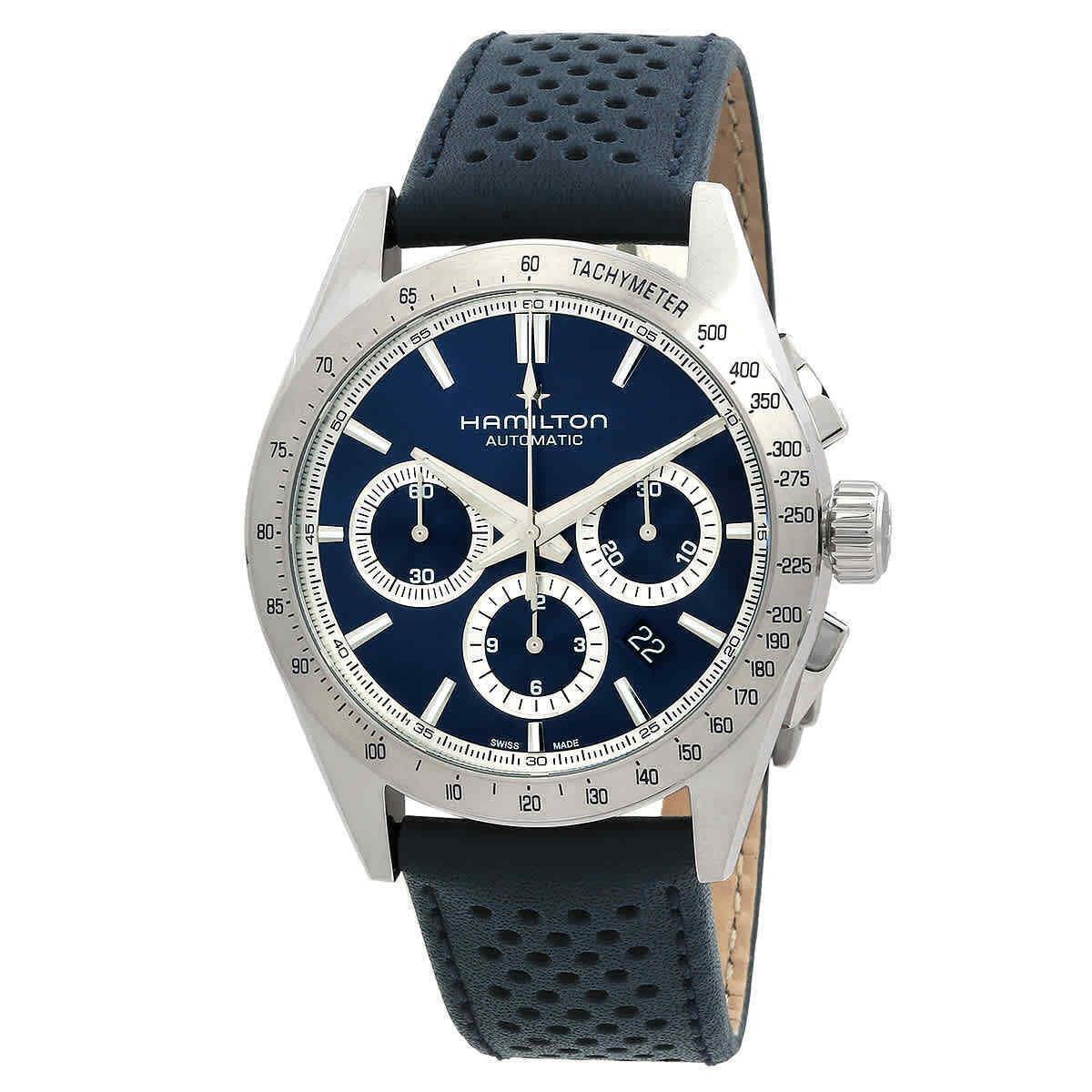 Hamilton Chronograph Automatic Blue Dial Men`s Watch H36616640