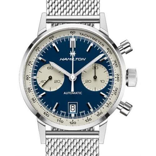 Hamilton Intra-matic 68 Automatic Chronograph Blue Dial H38416141 40MM