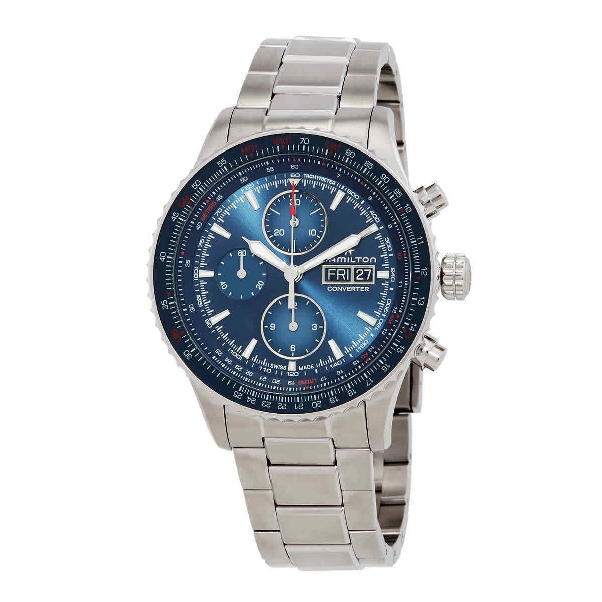 Hamilton Khaki Aviation Chronograph Automatic Blue Dial Watch H76746140