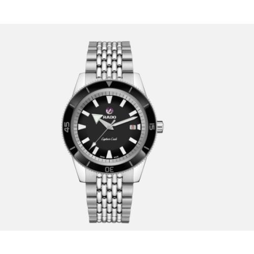 Rado Captain Cook Automatic Black Dial Stainless Steel Men`s Watch R32505153