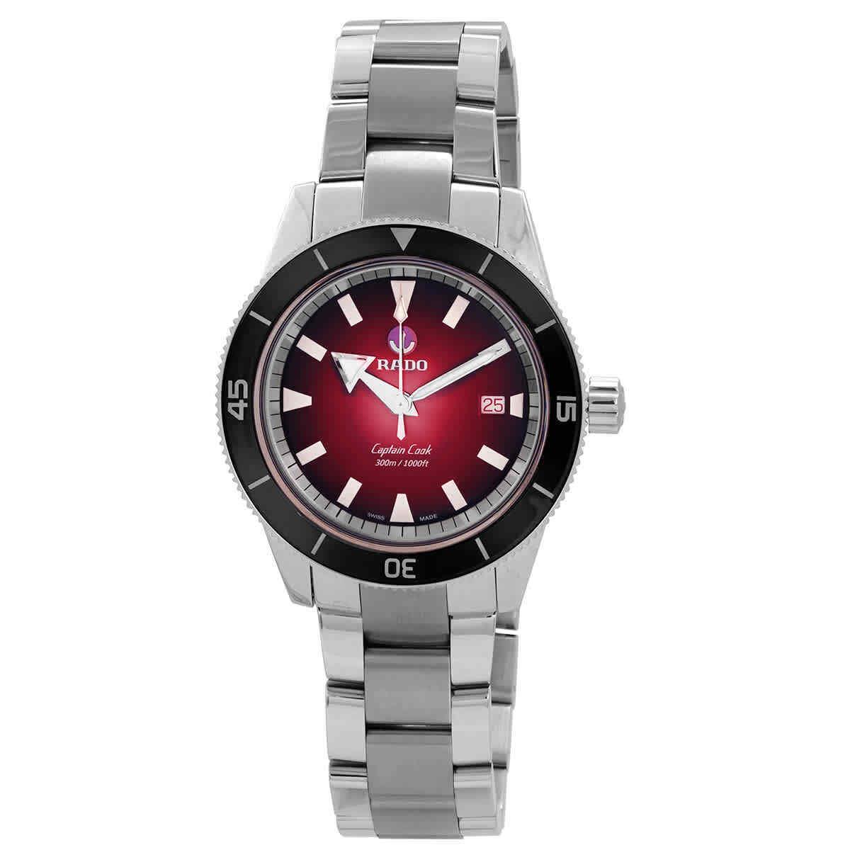 Rado Captain Cook Automatic Red Dial Men`s Watch R32105353