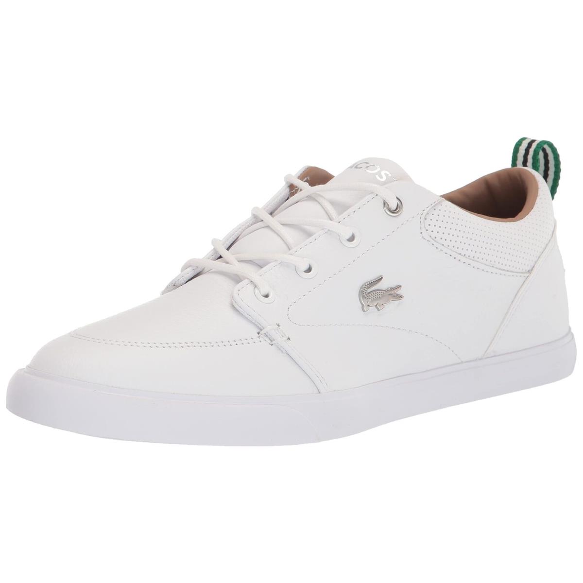 Men`s Shoes Lacoste Bayliss 119 Leather Sneakers 37CMA007321G White