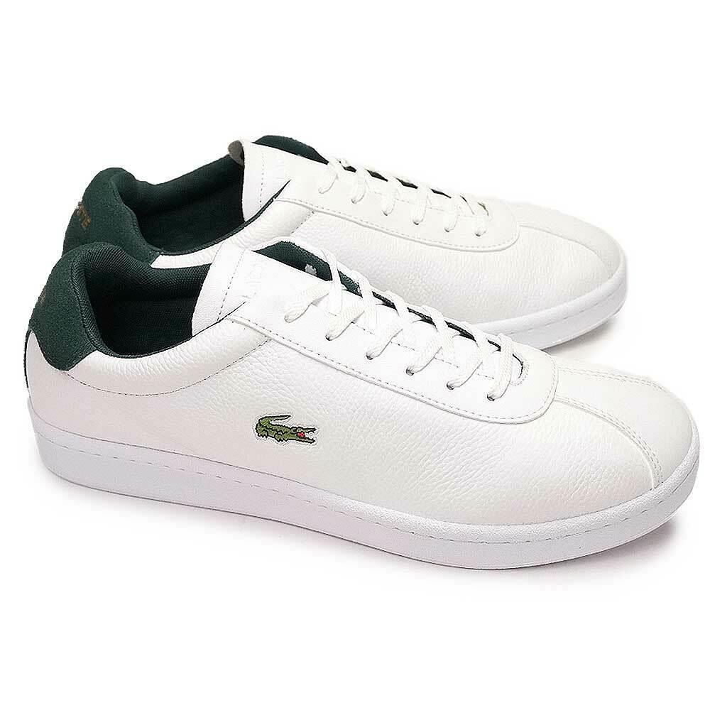 Mens Lacoste Masters Leather Low Top Casual Sneaker