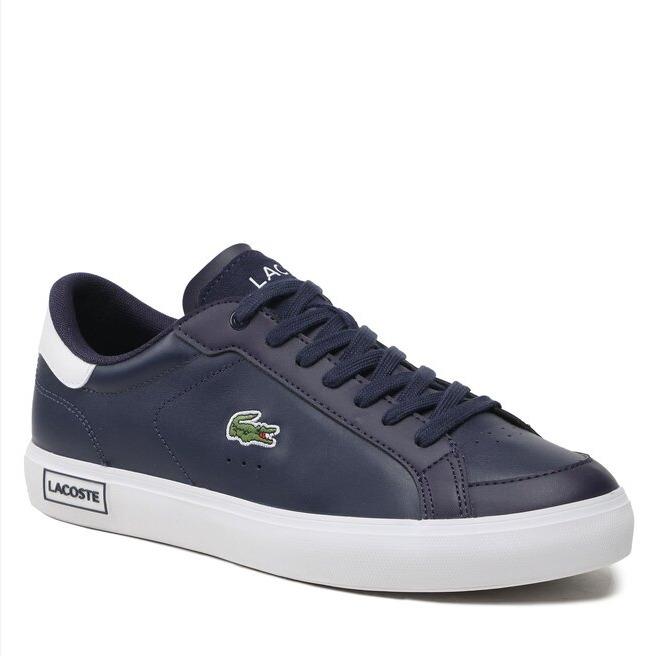 Lacoste Shoes Mens Powercourt 123 Blue 7-45SMA0066092