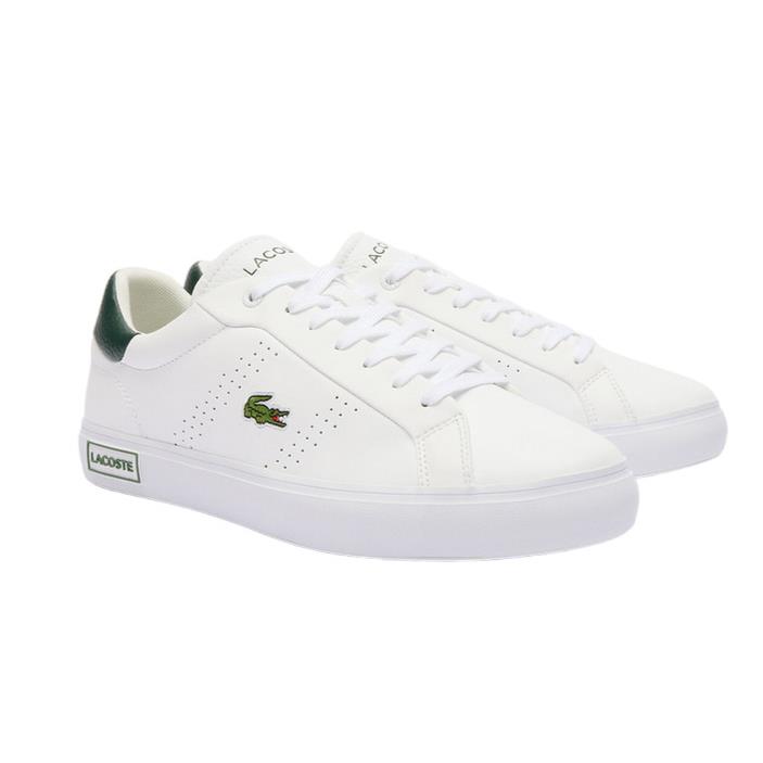 Lacoste Mens Shoe White Powercourt 2.0 7-47SMA01101R5