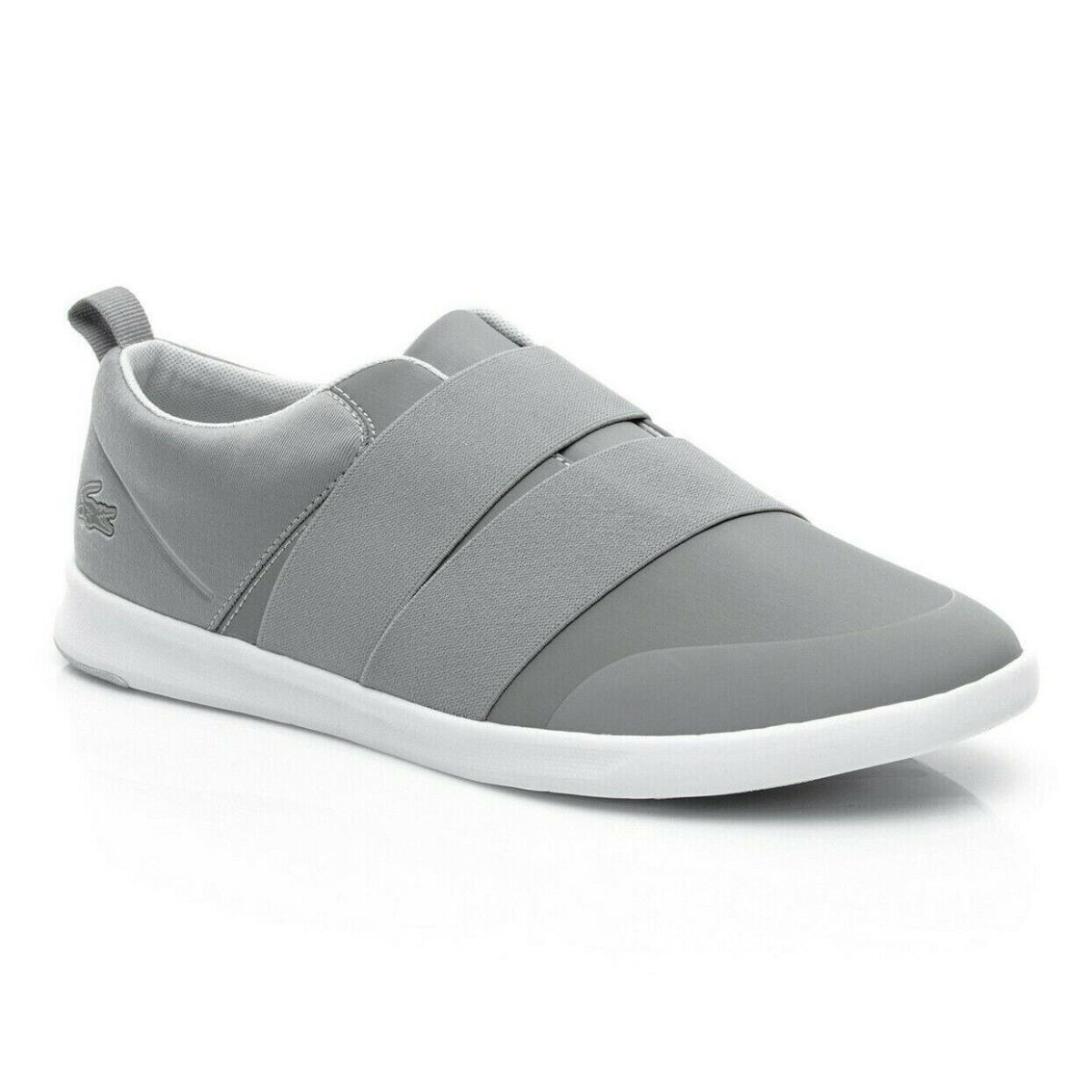 Womens Lacoste Slip On Shoes Grey Lacoste Avenir Sneakers