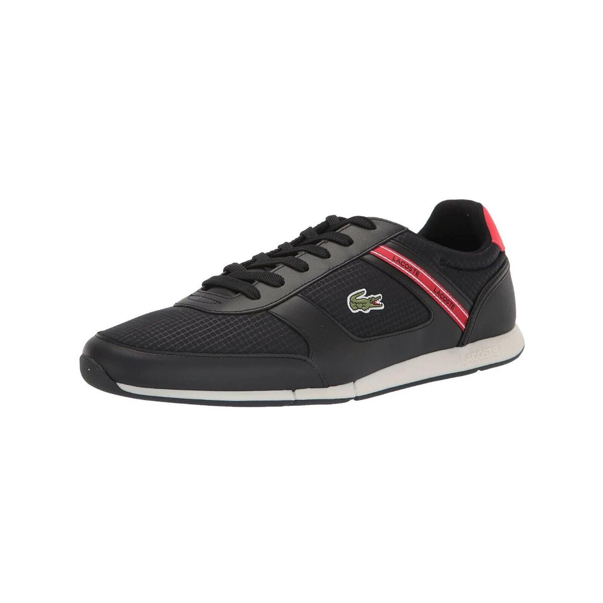 Lacoste Men`s Menerva Sport 0121 Shoes 7-42CMA00151B5 - Black/red