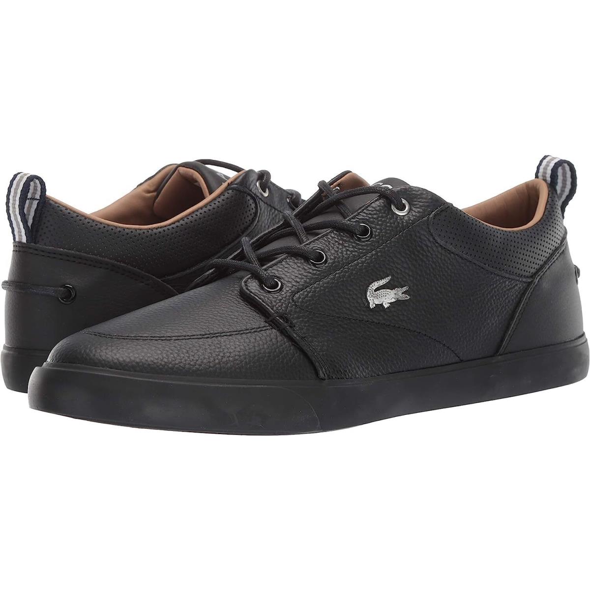 Men`s Shoes Lacoste Bayliss 119 Leather Sneakers 37CMA007302H Black