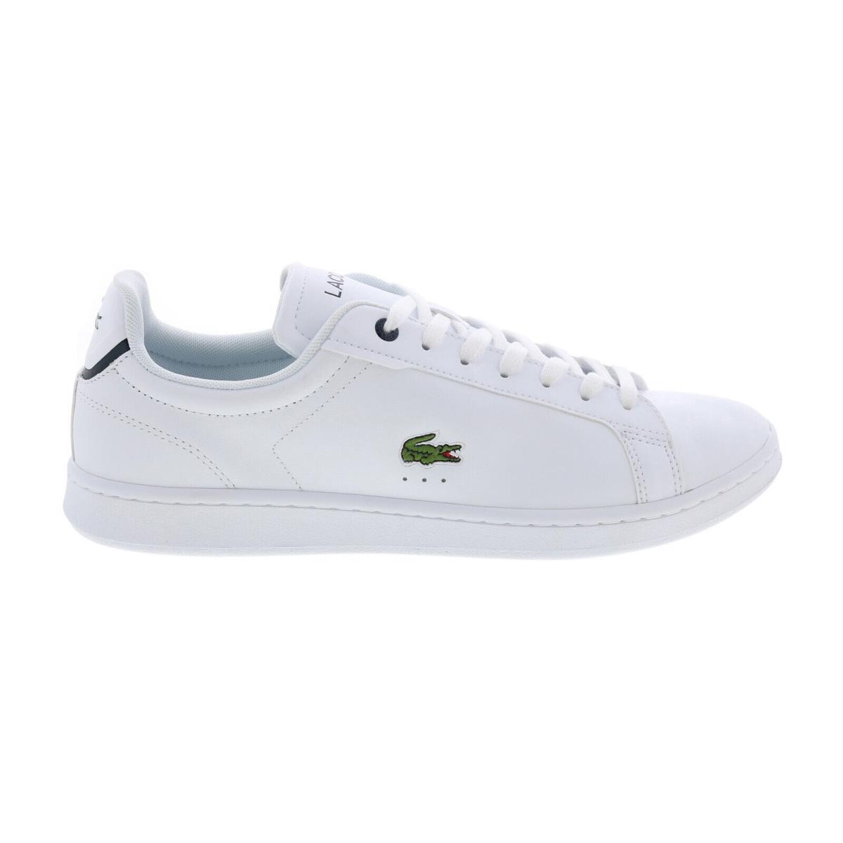 Lacoste Carnaby Pro Bl23 1 Mens White Leather Lifestyle Sneakers Shoes