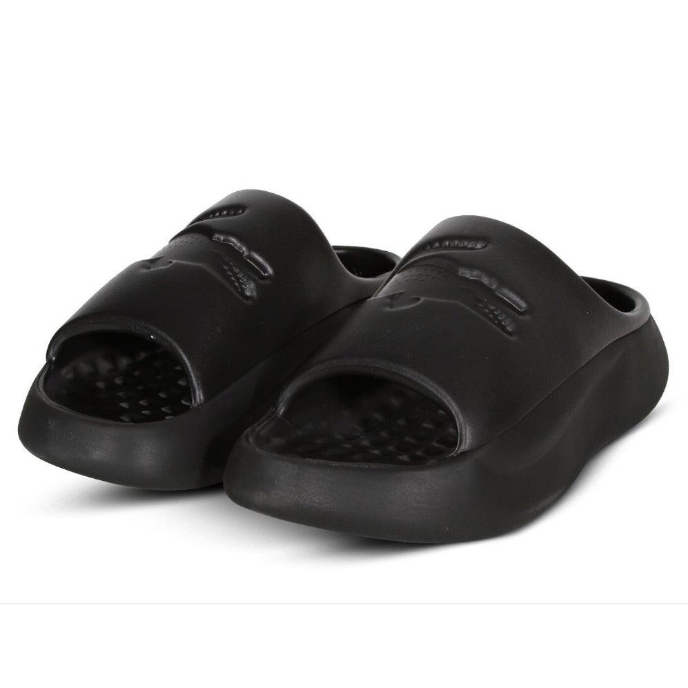 Men Lacoste Serve Synthetic Slides