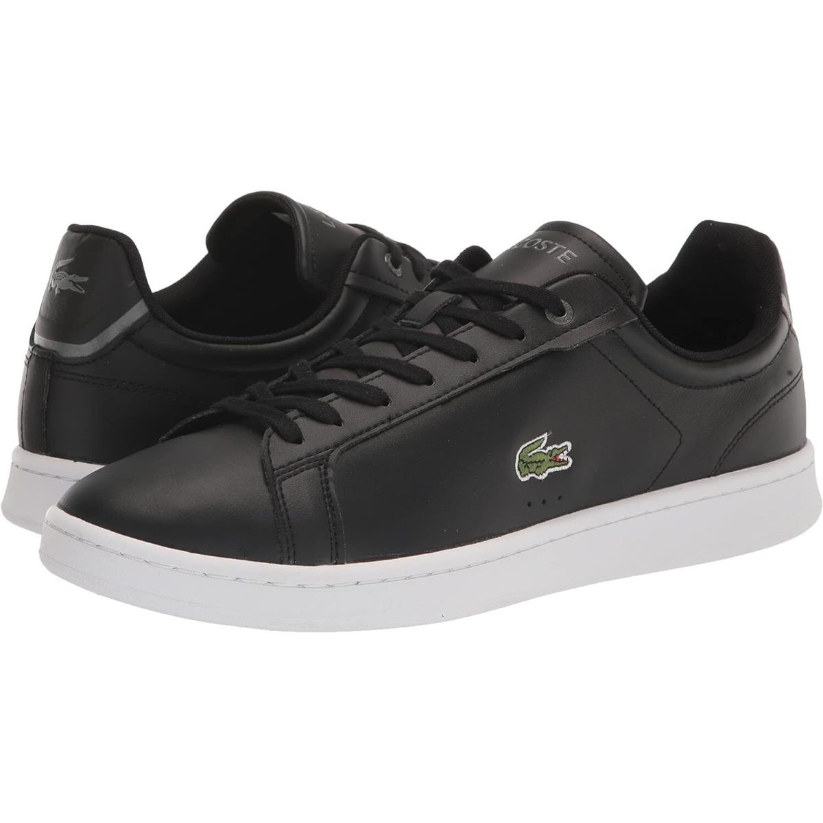 Men`s Shoes Lacoste Carnaby Pro BL Leather Sneakers 45SMA0110312 Black / White