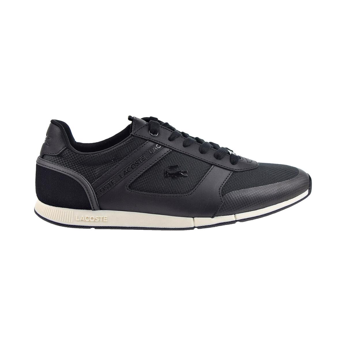 Lacoste Menerva 222 1 Cma Textile Sport Men`s Shoes Black/white 744cma0030-312