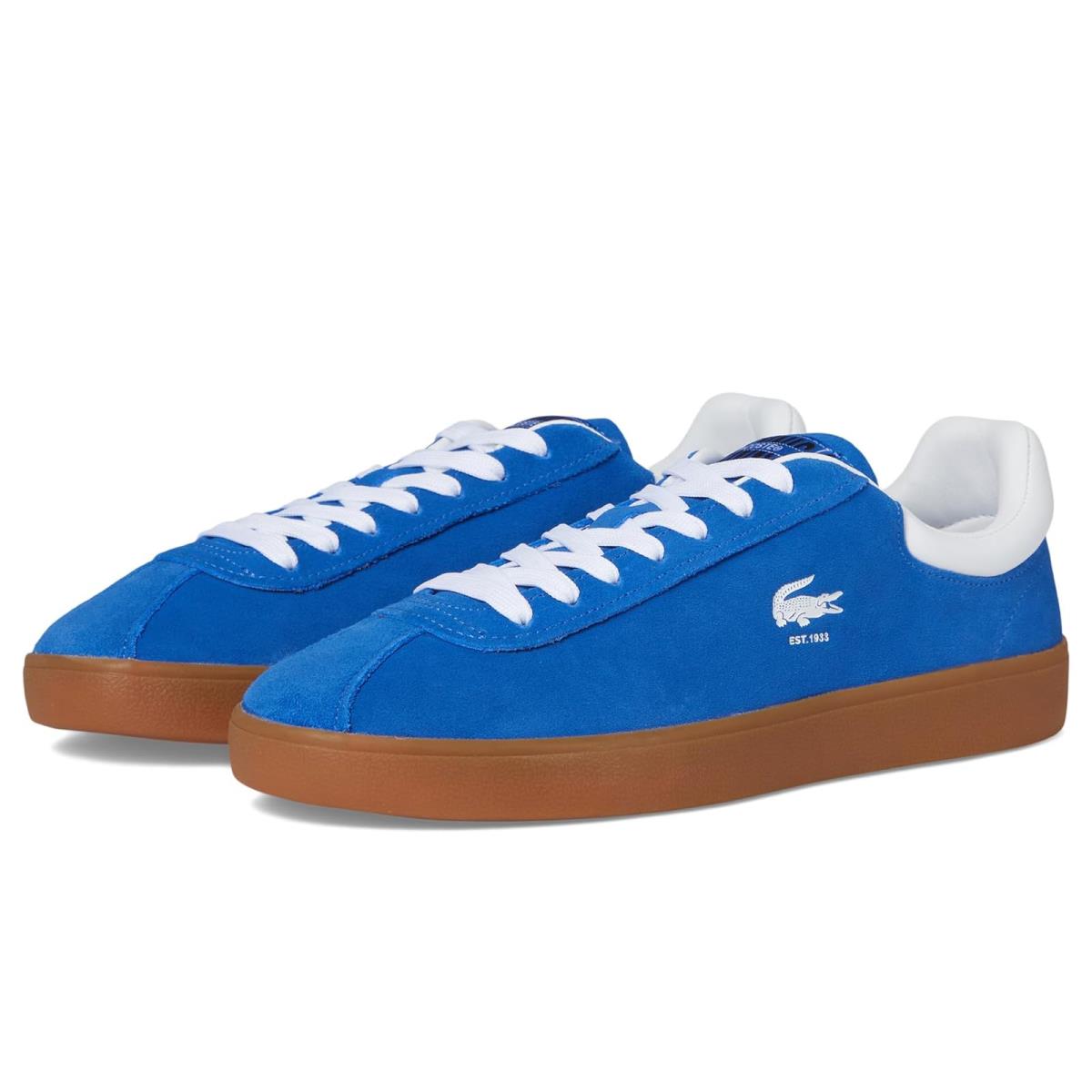 Man`s Sneakers Athletic Shoes Lacoste Baseshot Blue/Gum